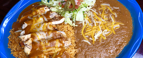Arroz con Pollo at Guadalajara Grill, Bar, & Table Side Salsa in Tucson Arizona. Arroz con Pollo at Guadalajara Grill, Bar, & Table Side Salsa in Tucson Arizona.